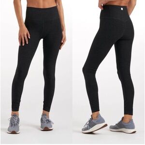 Vuori Heather Black Seamless Clean Elevation Leggings